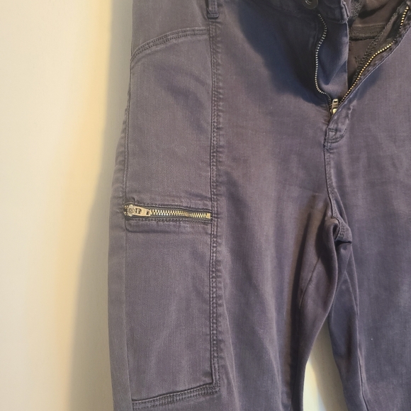 Pistola Topanga Cargo Zipper Skinny Pants Ankle Zip Charcoal Grey Women's 32 - Picture 4 of 7